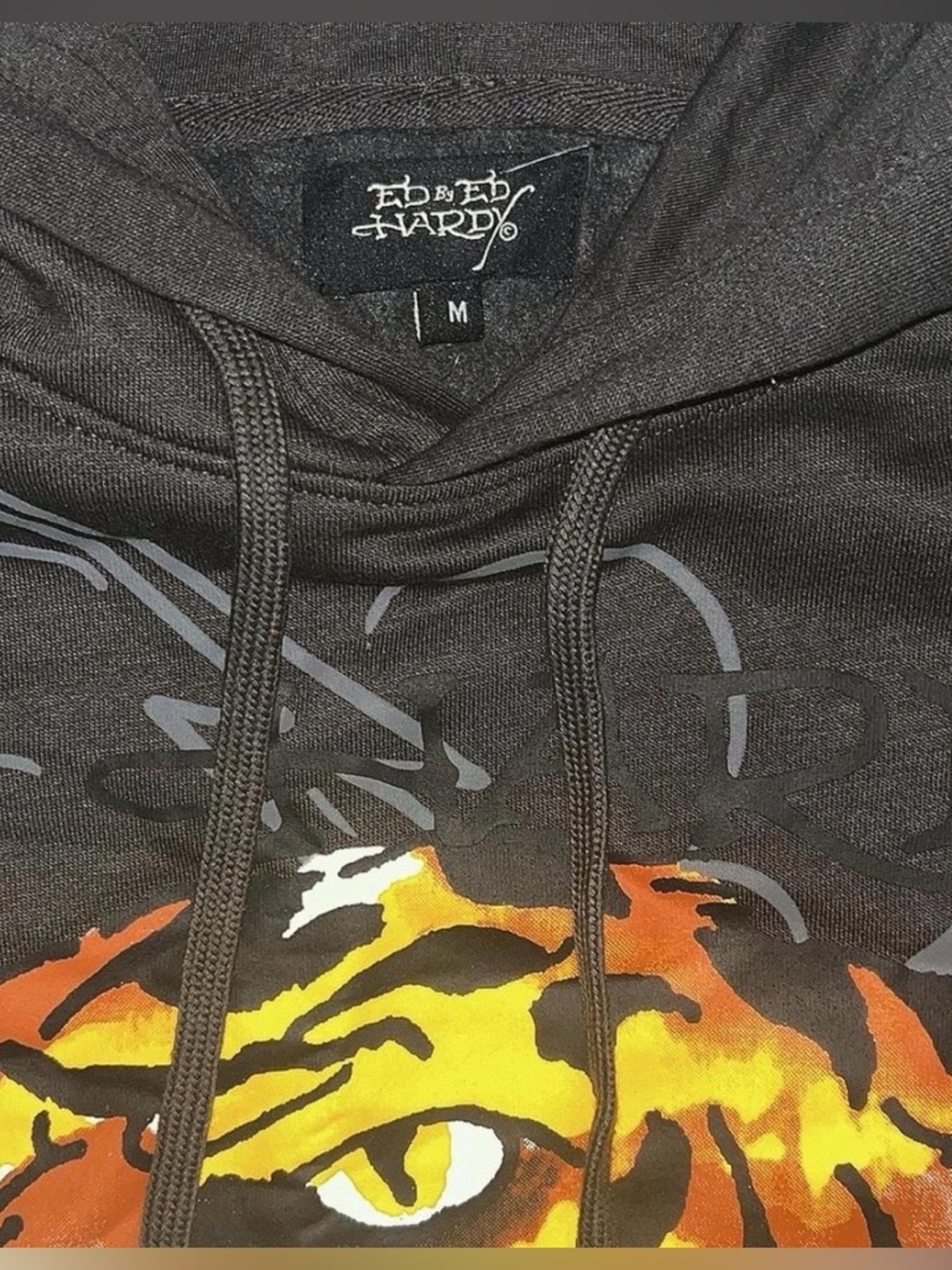 Ed Hardy black tiger hoodie Brand New with Tags 🐅 - Picture 2 of 6
